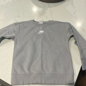 Kids grey Nike sweatshirt size s